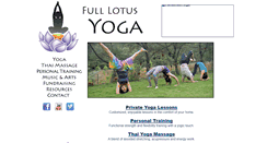 Desktop Screenshot of fulllotusyoga.com